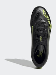 adidas Black/Grey Kids F50 League Soft Ground Boots - Image 8 of 11