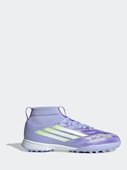 adidas Purple/White Kids F50 Sparkfusion League Turf Boots - Image 1 of 10