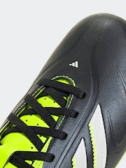 adidas Black/White Kids Copa Pure 3 Club Firm/Multi Ground Boots - Image 10 of 11