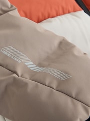 Rust Brown Colourblock - Spritzwasserfester, mit Microfleece gefütterter, wattierter Mantel (3–17 J.) - Bild 10 von 14