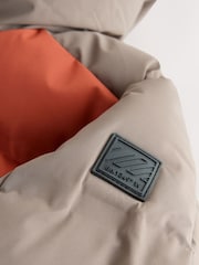 Rust Brown Colourblock - Spritzwasserfester, mit Microfleece gefütterter, wattierter Mantel (3–17 J.) - Bild 11 von 14