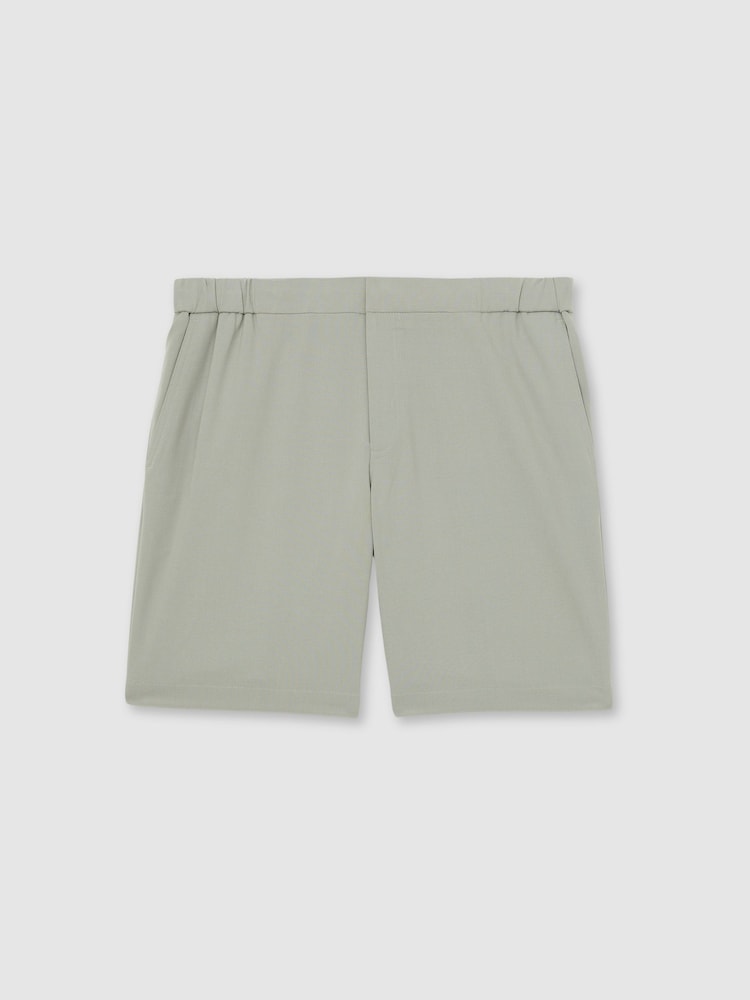 Verde salvia - Reiss Deck Drawstring Chino Shorts - Imagen 2 de 6 Verde salvia - Reiss Deck Drawstring Chino Shorts - Imagen 2 de 6