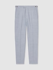 Reiss Soft Blue Belmont Slim-Fit Suit Trousers With Wool - Image 2 of 7