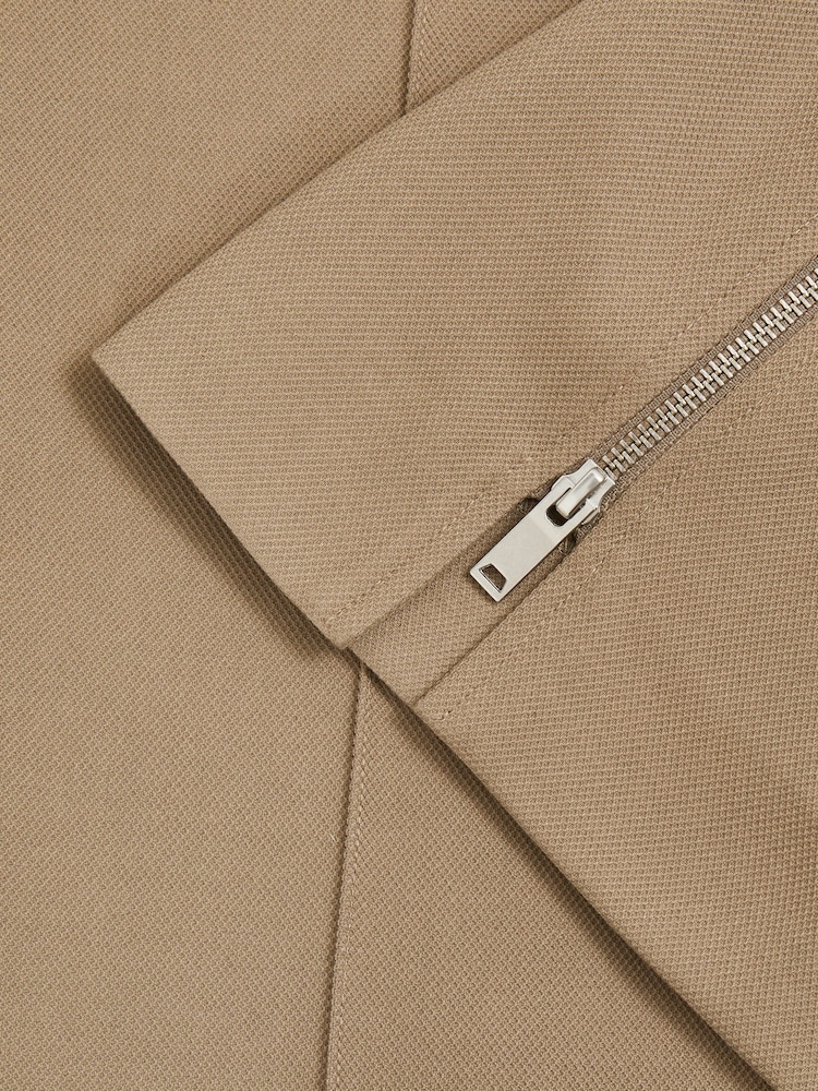 Reiss Sage Green Elyn Wide-Leg Side-Zip Trousers - Image 8 of 8