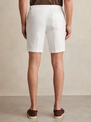 Reiss White Deck Drawstring Chino Shorts - Image 5 of 6