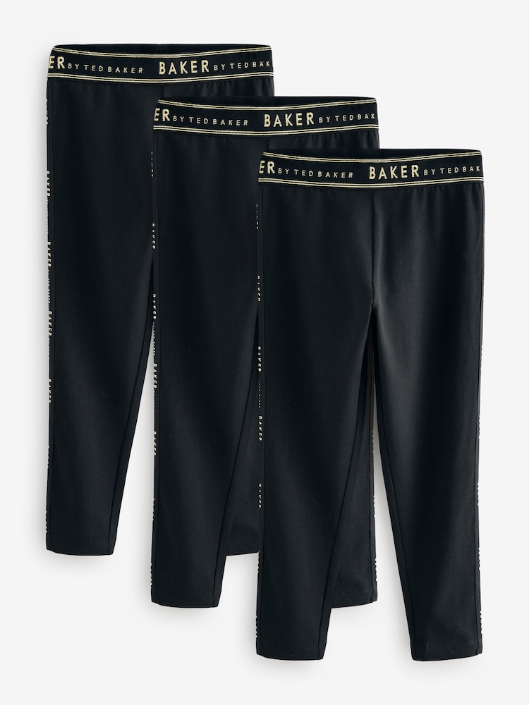Baker by Ted Baker Leggings 3 Pack - Image 1 of 9 Baker by Ted Baker Leggings 3 Pack - Image 1 of 9