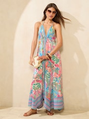Lipsy Multi Paisley Print Beach Dress - Image 1 of 5