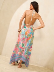 Lipsy Multi Paisley Print Beach Dress - Image 4 of 5