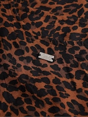 Superdry Leopard Mini Sleeveless Slip Jersey Dress - Image 7 of 7