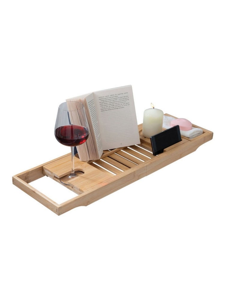 MenKind Natural Bamboo Viscose Bath Caddy - Image 5 of 5