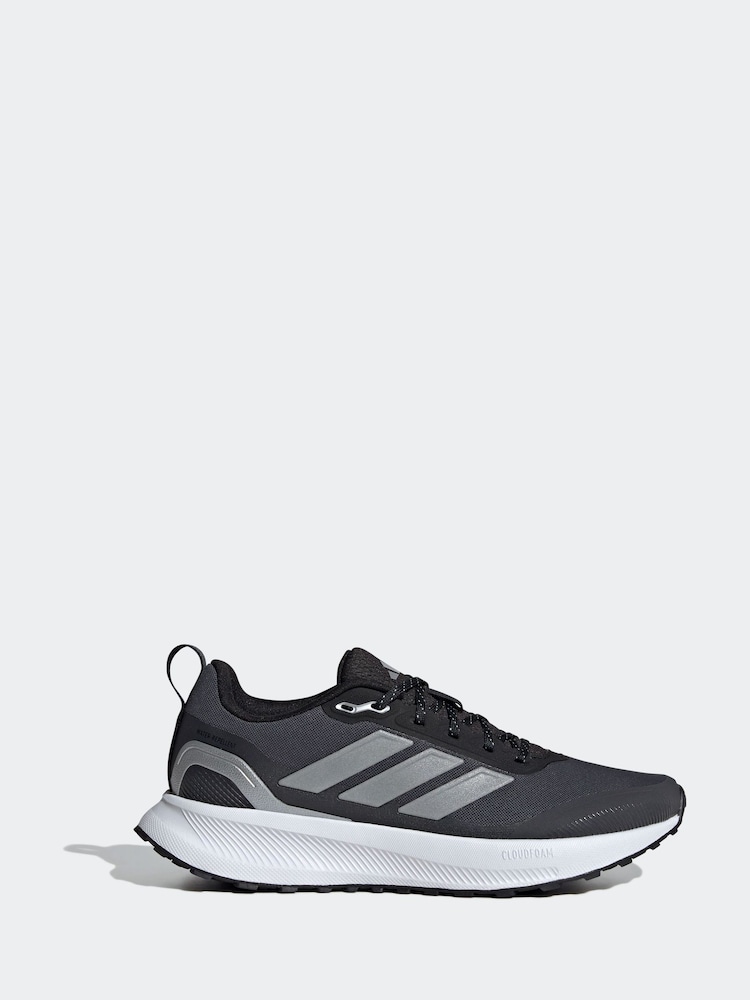 adidas Black RUNFALCON 5 W Trainers - Image 1 of 9