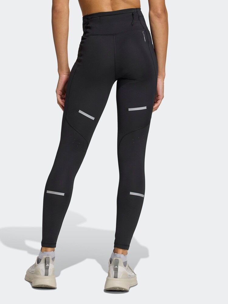 adidas Black Adi365 Running CLIMAWARM+ Leggings - Image 1 of 6 adidas Black Adi365 Running CLIMAWARM+ Leggings - Image 1 of 6