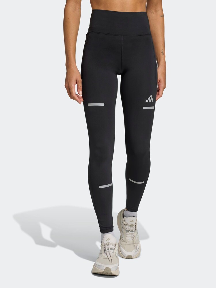 adidas Black Adi365 Running CLIMAWARM+ Leggings - Image 2 of 6 adidas Black Adi365 Running CLIMAWARM+ Leggings - Image 2 of 6