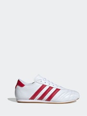 adidas Originals White/Grey Taekwondo Lace Up Trainers - Image 1 of 9
