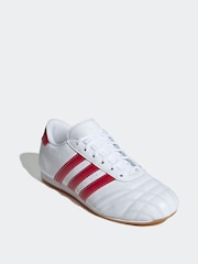 adidas Originals White/Grey Taekwondo Lace Up Trainers - Image 3 of 9