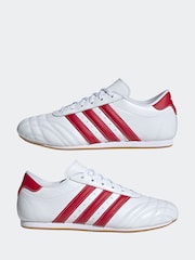 adidas Originals White/Grey Taekwondo Lace Up Trainers - Image 5 of 9