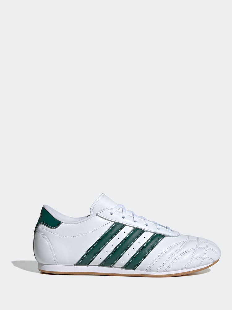 adidas Originals White Gold Taekwondo Lace-Up Trainers - Image 1 of 8 adidas Originals White Gold Taekwondo Lace-Up Trainers - Image 1 of 8