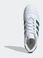 adidas Originals White Gold Taekwondo Lace-Up Trainers - Image 4 of 8