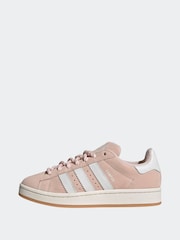 adidas Originals Pink/White Campus Trainers - Image 2 of 10