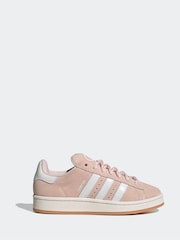 adidas Originals Pink/White Campus Trainers - Image 5 of 10