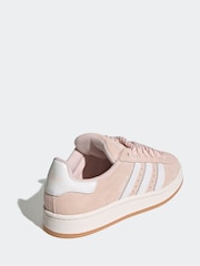 adidas Originals Pink/White Campus Trainers - Image 6 of 10