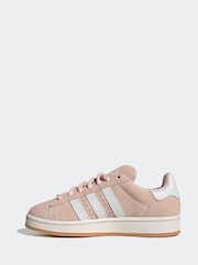 adidas Originals Pink/White Campus Trainers - Image 7 of 10