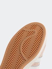 adidas Originals Pink/White Campus Trainers - Image 9 of 10