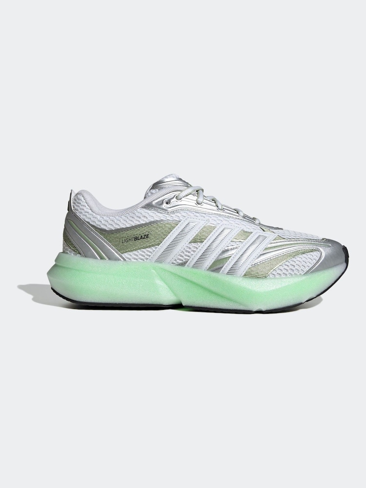 adidas White Lightblaze Glow Trainers - Image 1 of 17