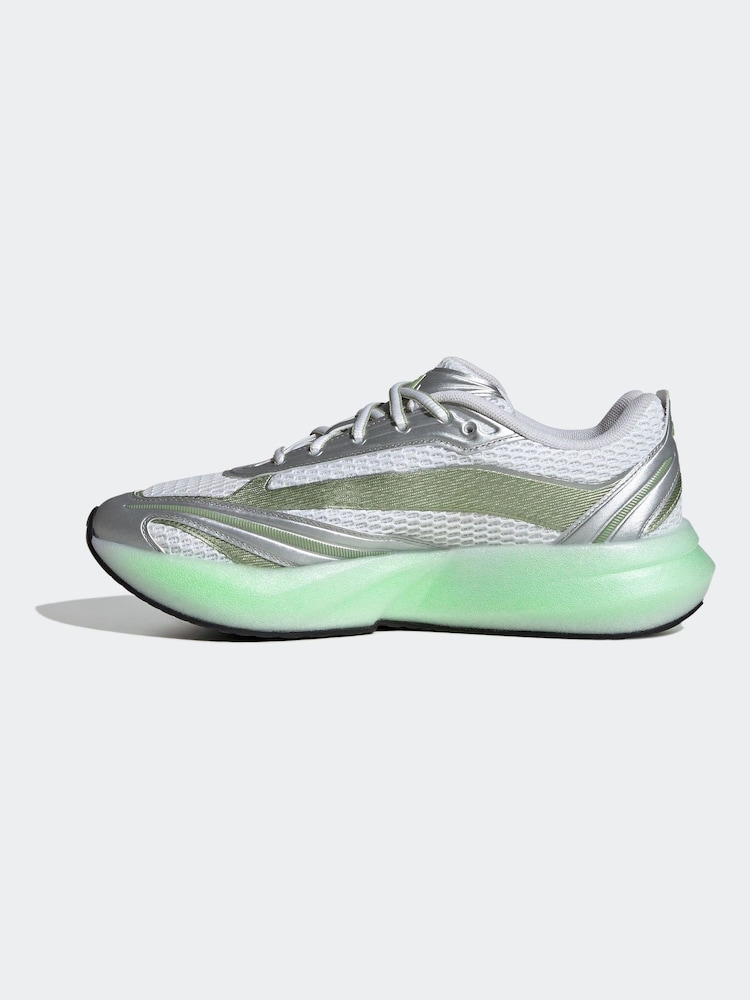 adidas gazelle silver green womens 2025 adizero Lux