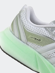 adidas White Lightblaze Glow Trainers - Image 16 of 17