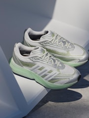 adidas White Lightblaze Glow Trainers - Image 5 of 17