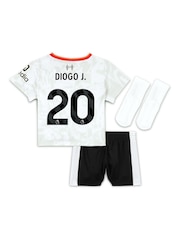 Nike White Liverpool Third Stadium Mini Kit 2024-25 Infant Diogo J. 20 - Image 3 of 3