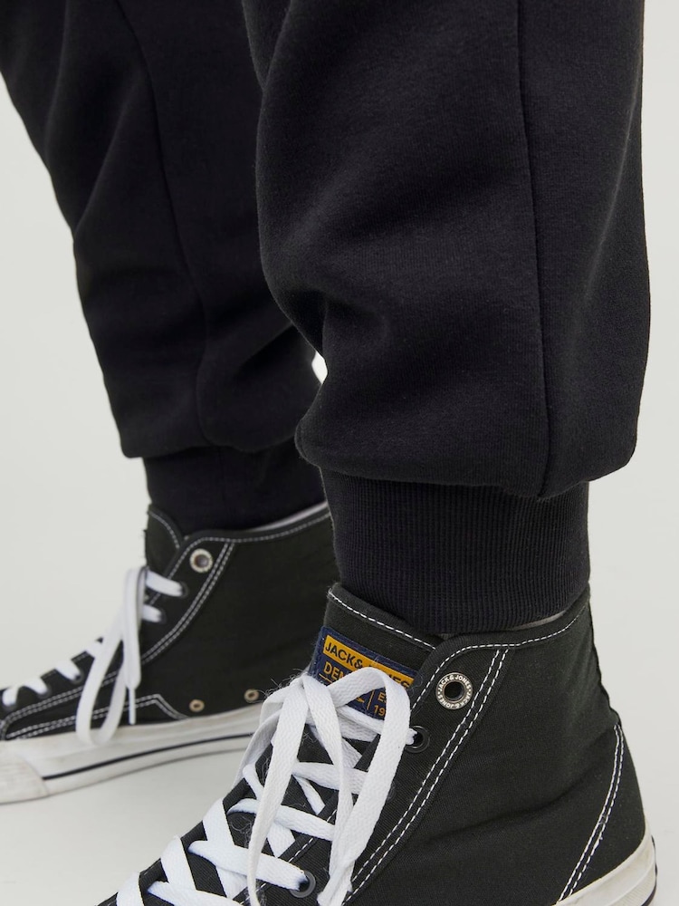 JACK & JONES Black Slim Fit Sweat Joggers - Image 4 of 5