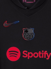 Nike Black Kids Barcelona Away Stadium Mini Kit 2024-25 Little Black Shirt - Image 4 of 4