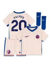 Nike Cream Chelsea Away Stadium Kit 2024-25 Infants Palmer 20 - Image 1 of 3