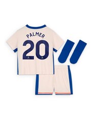 Nike Cream Chelsea Away Stadium Kit 2024-25 Infants Palmer 20 - Image 2 of 3