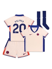 Nike Cream Chelsea Away Stadium Kit 2024-25 Little Kids Palmer 20 - Image 1 of 3