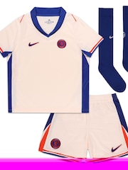 Nike Cream Chelsea Away Stadium Kit 2024-25 Little Kids Palmer 20 - Image 3 of 3