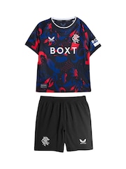 Castore Black Glasgow Rangers Third Infant Kit 2024-25 - Image 1 of 1