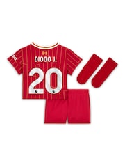Nike Liverpool Home Stadium Kit 2024-25 Infant Diogo J. 20 - Imagen 1 de 2