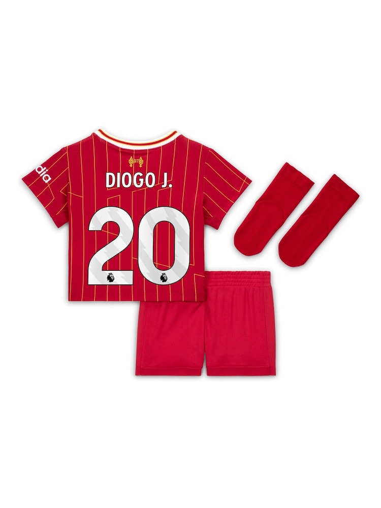 Nike Liverpool Home Stadium Kit 2024-25 Infant Diogo J. 20 - Imagen 1 de 2