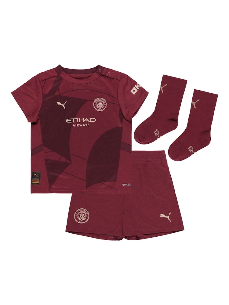 Puma Red Babykit Manchester City Third Football Shirt 2024-25 Bernardo 20 - Image 2 of 3