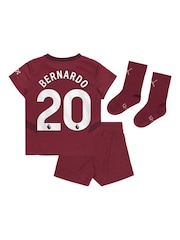 Puma Red Babykit Manchester City Third Football Shirt 2024-25 Bernardo 20 - Image 3 of 3