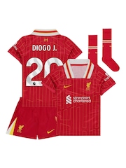 Nike Red Liverpool Home Stadium Kit 2024-25 Little Kids Diogo J. 20 - Image 1 of 3