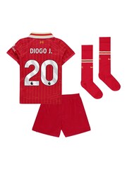 Nike Red Liverpool Home Stadium Kit 2024-25 Little Kids Diogo J. 20 - Image 2 of 3