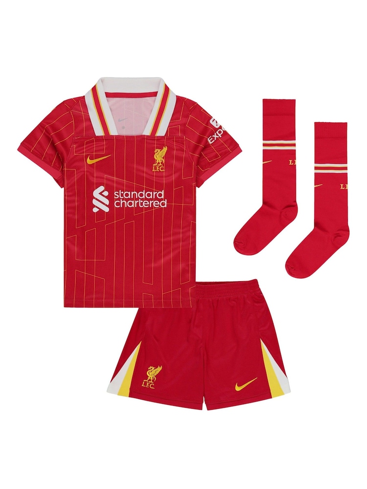 Nike Red Liverpool Home Stadium Kit 2024-25 Little Kids Diogo J. 20 - Image 3 of 3