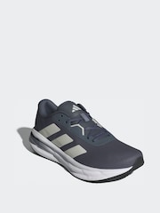 adidas Grey Galaxy 7 Running Trainers - Image 3 of 9