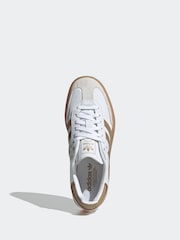 adidas Originals White Black Sambae W Trainers - Image 6 of 9