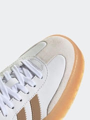 adidas Originals White Black Sambae W Trainers - Image 8 of 9