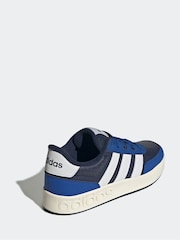 adidas Blue Breakbase Trainers - Image 4 of 9